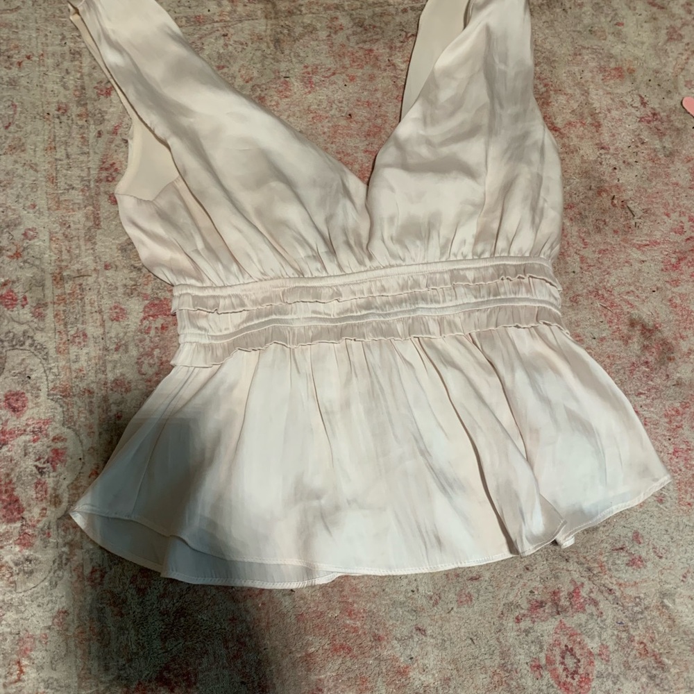 Storia Soft Pink Gathered Blouse